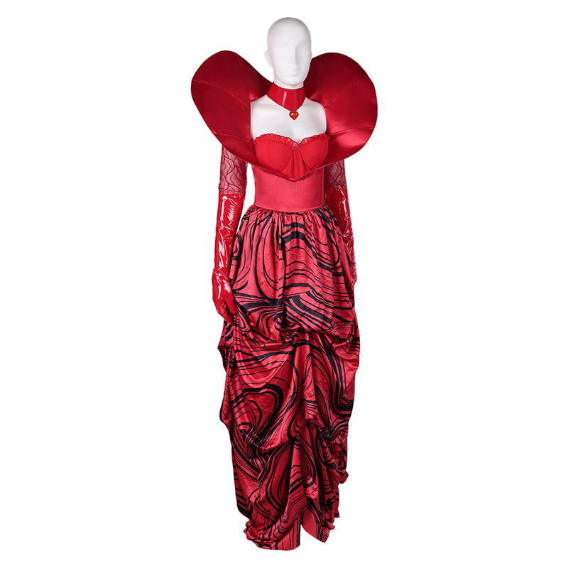 Cosplay Costume Outfits Halloween Carnival Suit Queen of Hearts cos Descendants