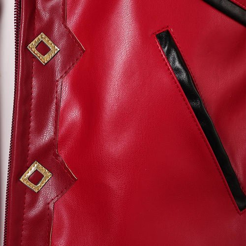 Cosplay Costume Outfits Halloween Carnival Suit red League of Legends Jacket Vi