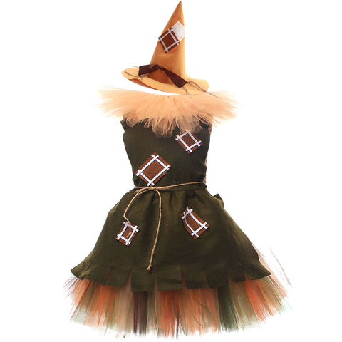 Cosplay Costume Outfits Halloween Carnival Suit Scarecrow