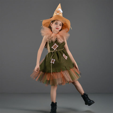 Cosplay Costume Outfits Halloween Carnival Suit Scarecrow