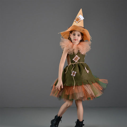 Cosplay Costume Outfits Halloween Carnival Suit Scarecrow
