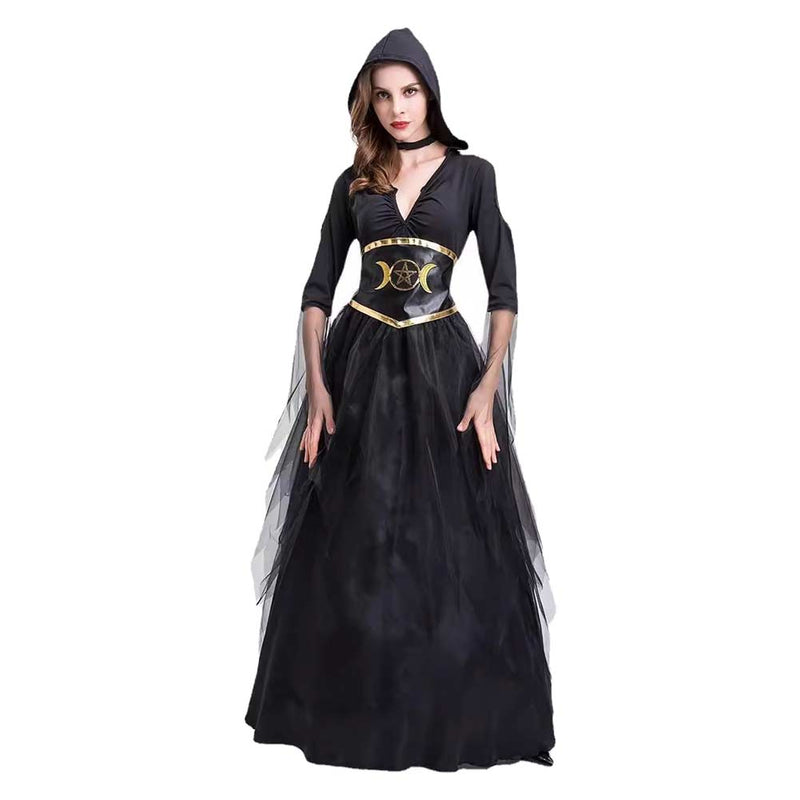 Cosplay Costume Outfits Halloween Carnival Suit Vampire Ghost Death Witch