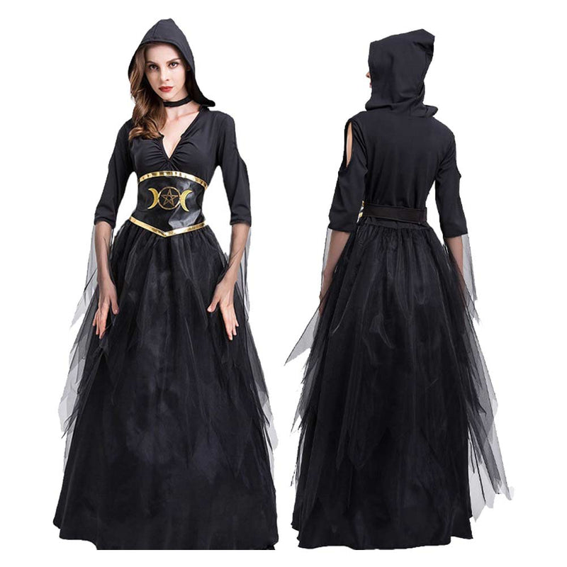 Cosplay Costume Outfits Halloween Carnival Suit Vampire Ghost Death Witch