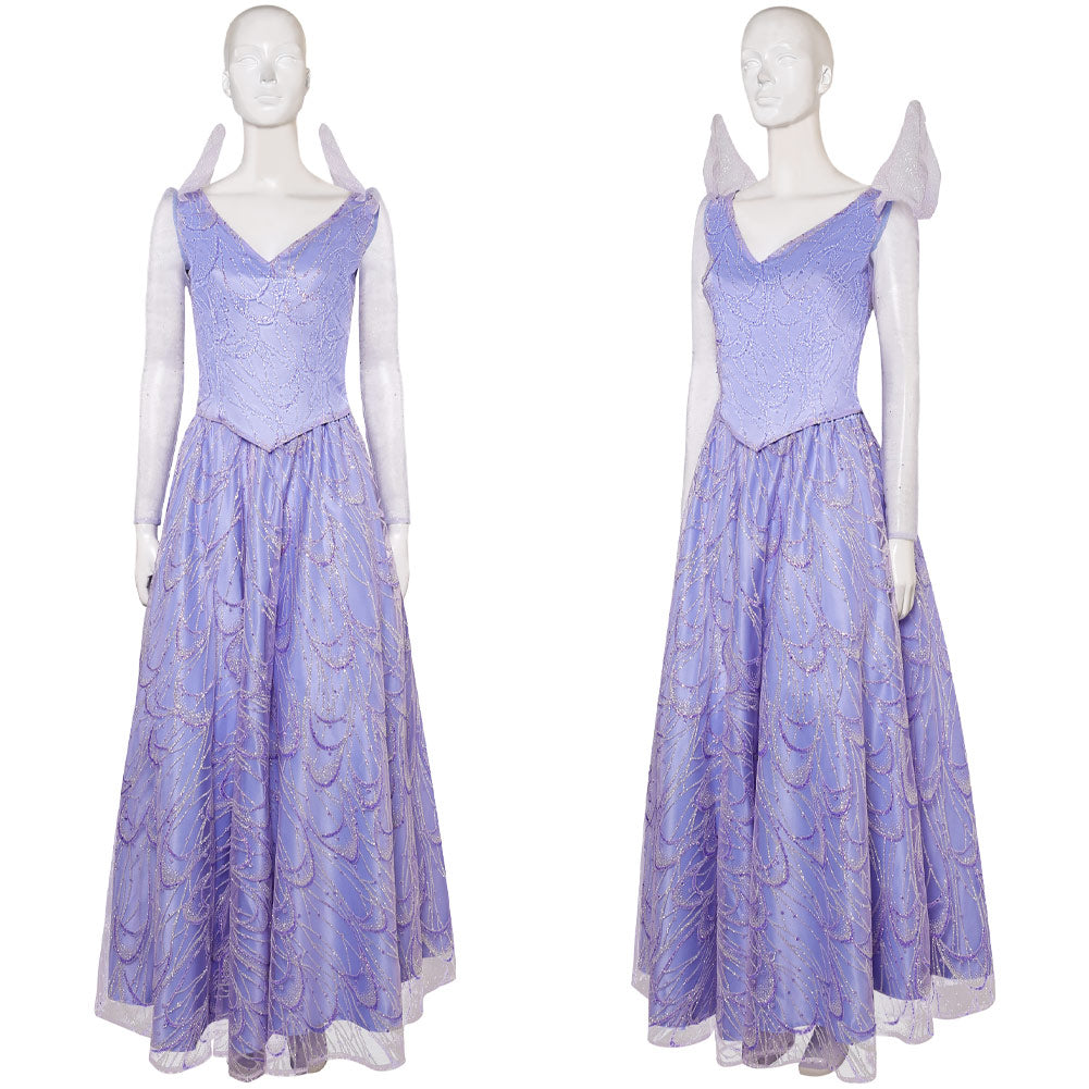 Glinda Purple Dress Cosplay Costume Outfits Halloween Costume