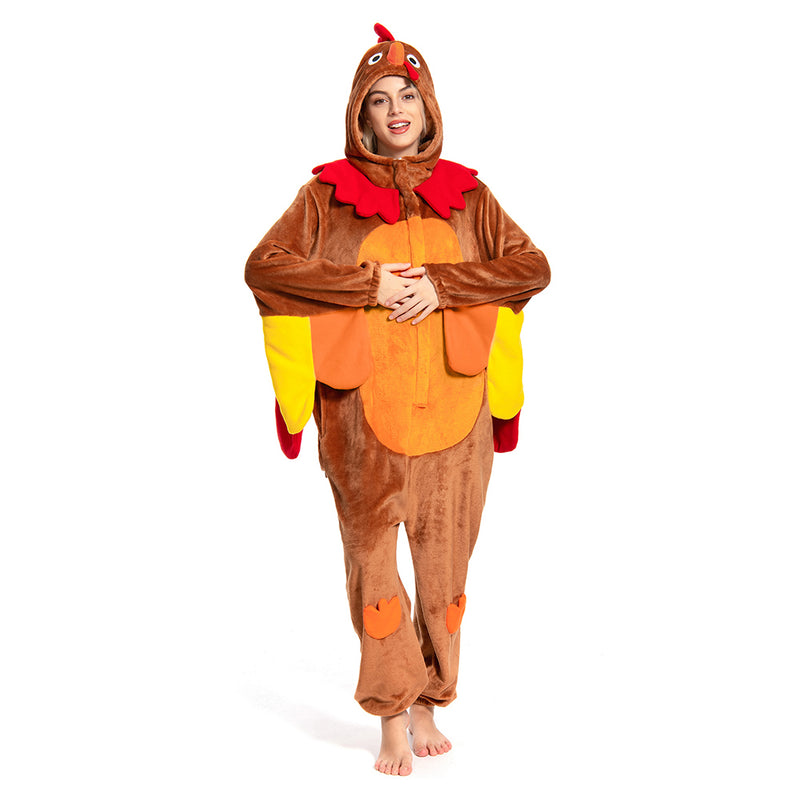 Cosplay Costume Women Men Winter Unisex Cartoon Pyjamas Turkey - animal series onesie - OLAOLA Original design