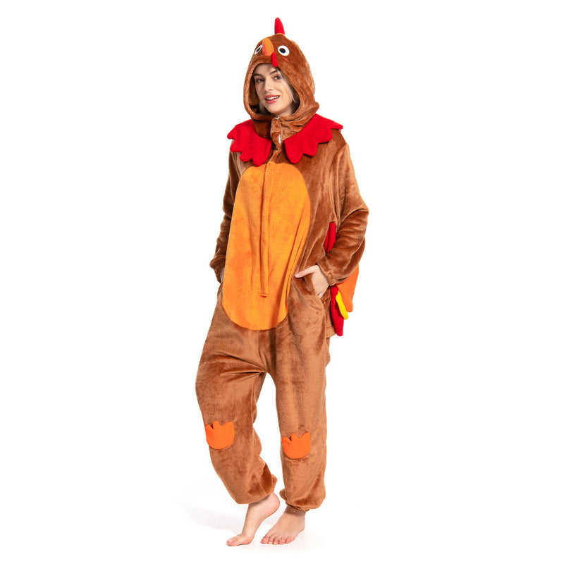 Cosplay Costume Women Men Winter Unisex Cartoon Pyjamas Turkey - animal series onesie - OLAOLA Original design