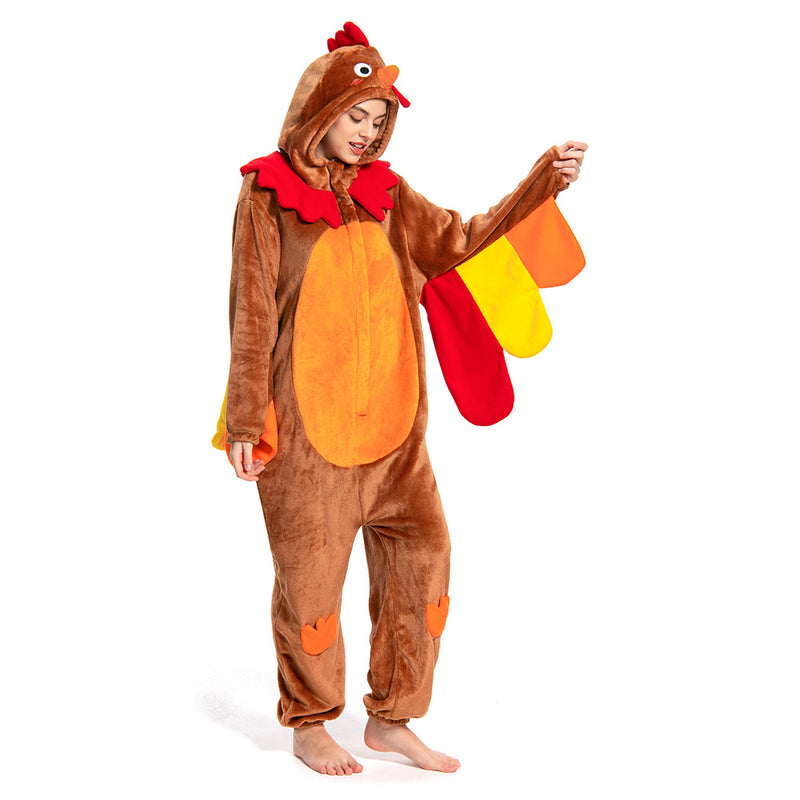 Cosplay Costume Women Men Winter Unisex Cartoon Pyjamas Turkey - animal series onesie - OLAOLA Original design