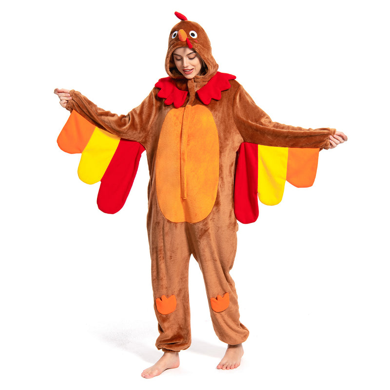 Cosplay Costume Women Men Winter Unisex Cartoon Pyjamas Turkey - animal series onesie - OLAOLA Original design