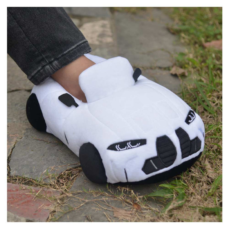 Cosplay shoes Halloween Carnival Costume Accessories White Car Shaped slippers