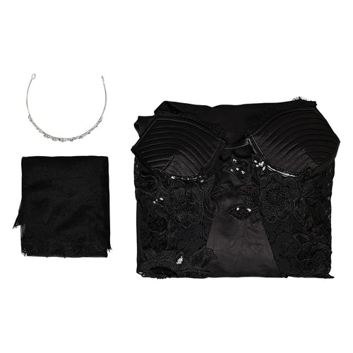 cosplay Wedding dress Beetlejuice Cosplay Costume Outfits Halloween Carnival Suit Astrid Deetz Beetlejuice2