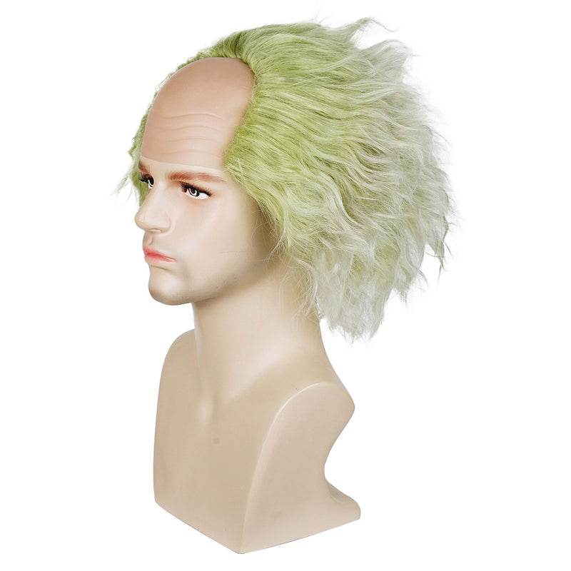 Cosplay Wig Heat Resistant Synthetic Hair Carnival Halloween Party Props Beetlejuice 2