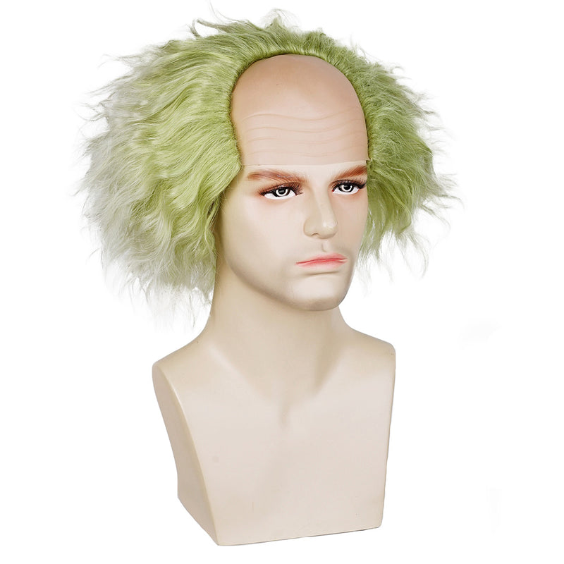 Cosplay Wig Heat Resistant Synthetic Hair Carnival Halloween Party Props Beetlejuice 2