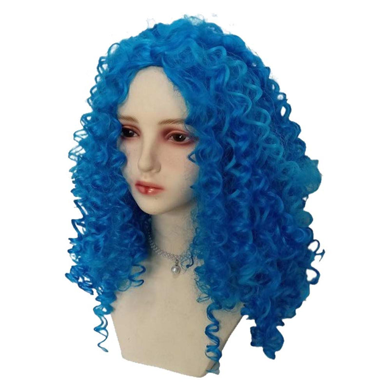 Cosplay Wig Heat Resistant Synthetic Hair Carnival Halloween Party Props Descendants Evie