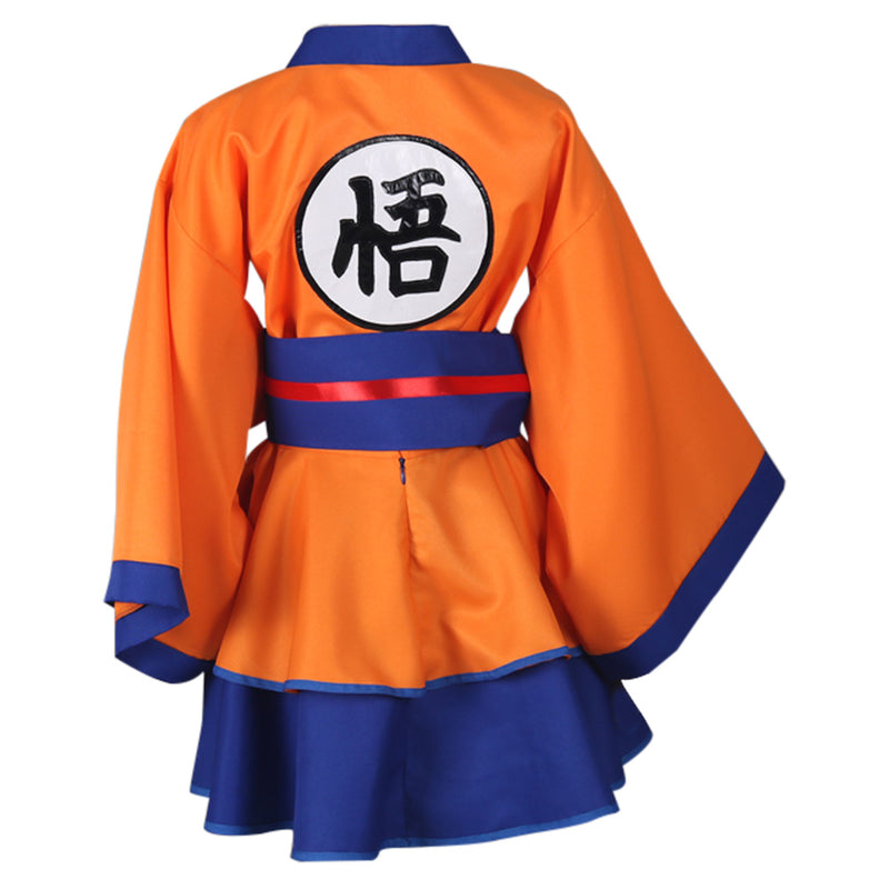 Costume Fancy Dress Outfit Cosplay Goku Kimono Lolita Dragon Ball Z