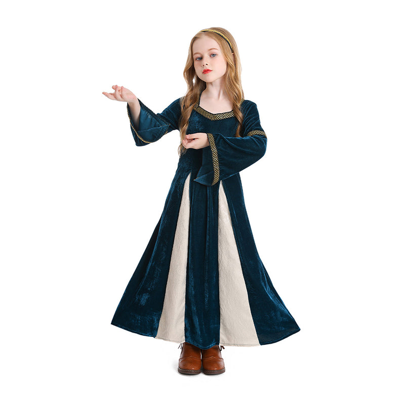 Court dress Cosplay Costume Outfits Halloween Carnival Suit