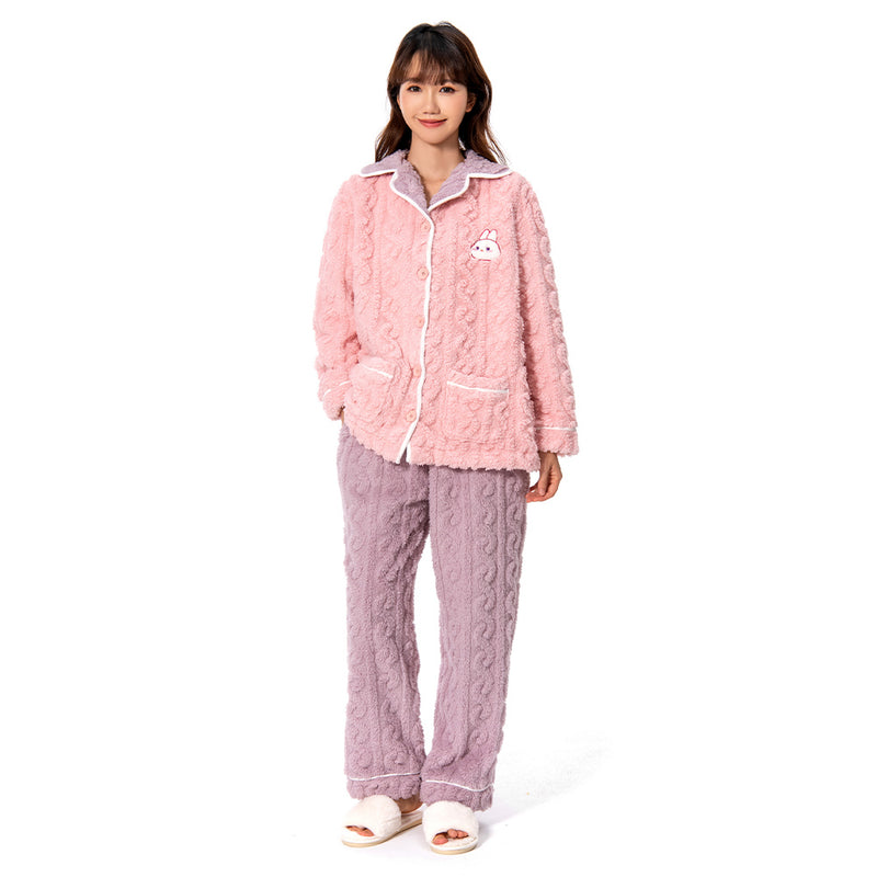 cute pajamas rabbit Autumn and winter pink Cosplay Costume Pajamas Outfits Halloween Carnival Party Suit