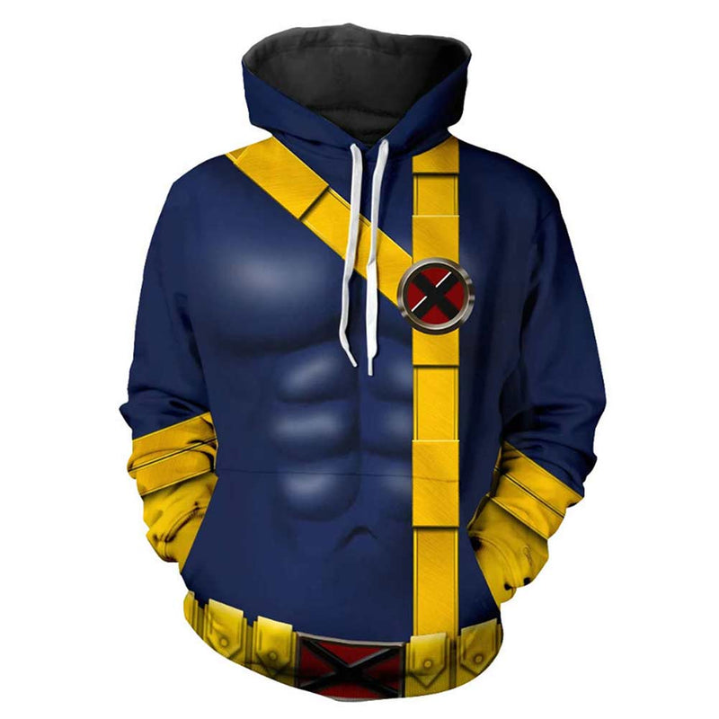 Cyclops Cosplay Hoodie 3D Printed Hooded Sweatshirt Men Women Casual Streetwear Pullover