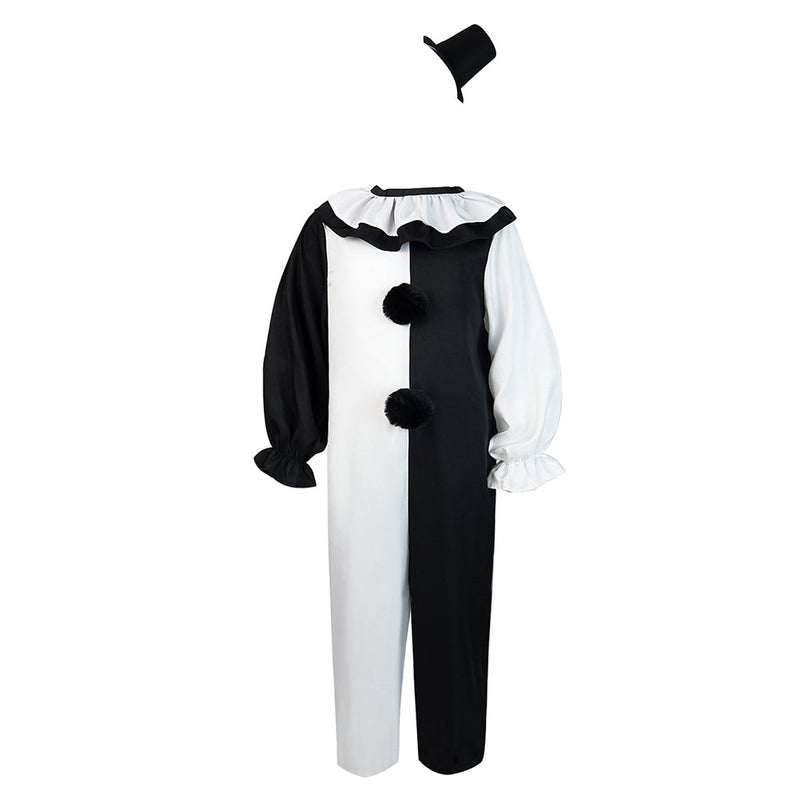 [All Sizes In Stock] Terrifier 2:Kids Art the Clown Kids Horro Outfits Halloween Carnival Cosplay Costume BoysKidsCostume