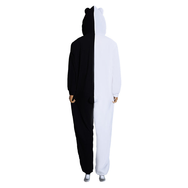 Danganronpa Dangan Ronpa Monokuma and Monomi Cosplay Costumes Jumpsuit Pajamas Sleepwear Halloween Carnival