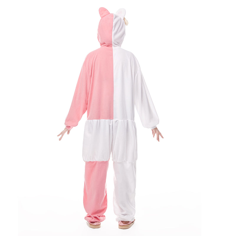 Danganronpa Dangan Ronpa Monokuma and Monomi Cosplay Costumes Jumpsuit Pajamas Sleepwear Halloween Carnival