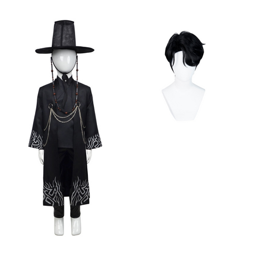 Jinu Kids Cosplay Black Outfit For Children Unisex Halloween Carnival Suit-Seecosplay