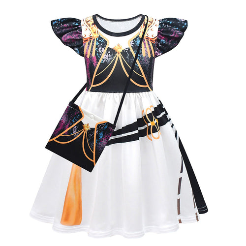 Zoey Rumi Mira Cosplay White Dress For Children Girls Female Halloween Carnival Suit-Seecosplay