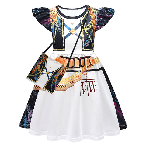 Zoey Rumi Mira Cosplay White Dress For Children Girls Female Halloween Carnival Suit-Seecosplay