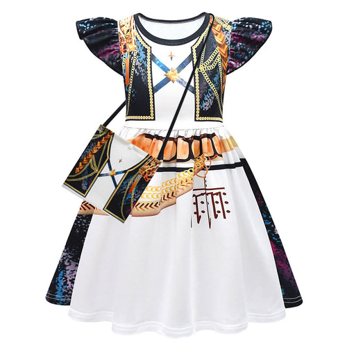 Zoey Rumi Mira Cosplay White Dress For Children Girls Female Halloween Carnival Suit-Seecosplay