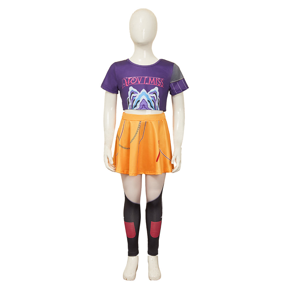 Sweat-shirt Cosplay Mira Anime - Pyjama Violet Avec Bandeau Pour Femme, Idéal Pour Halloween Et Loisirs
