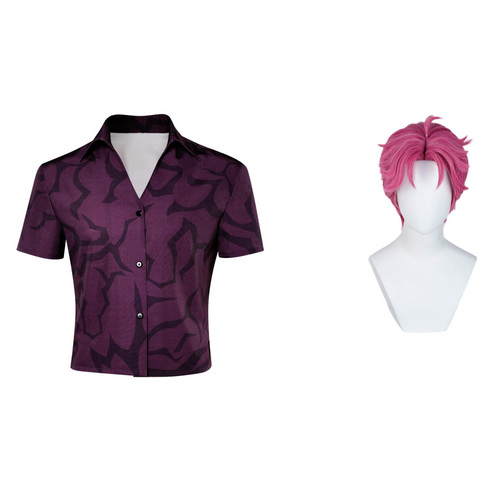 Abby Cosplay Purple Shirt For Adult Man