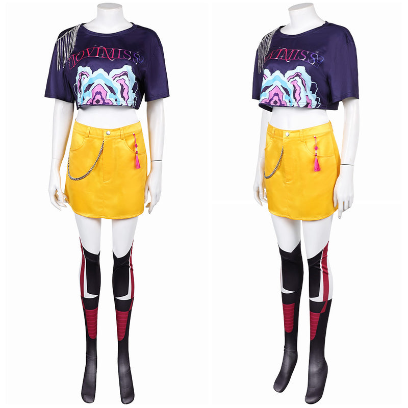 Demon Hunters Mila Cosplay Costume For Adult Man Female Halloween Costume