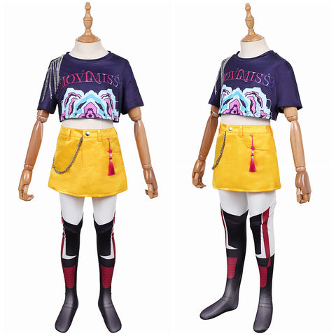 Demon Hunters Mila Cosplay Costume For Adult Man Female Halloween Costume