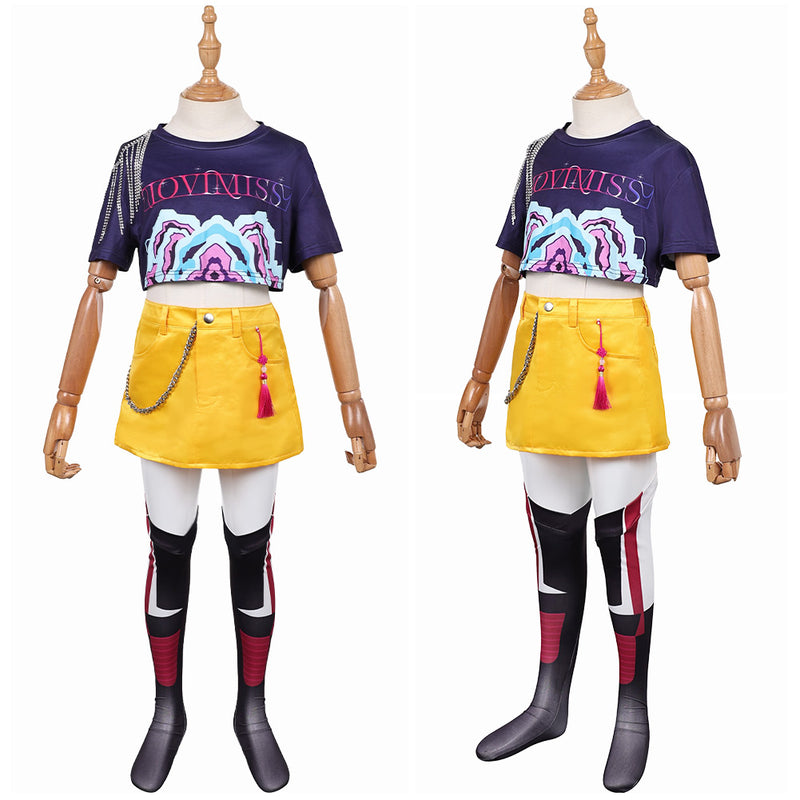 Demon Hunters Mila Cosplay Costume For Adult Man Female Halloween Costume