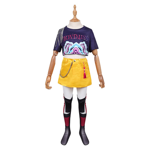 Demon Hunters Mila Cosplay Costume For Adult Man Female Halloween Costume