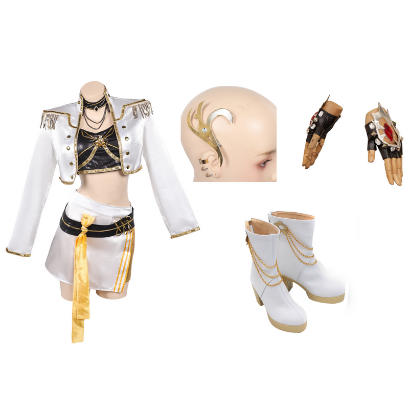 Mira Cosplay White Costume For Adult Female Halloween Costume