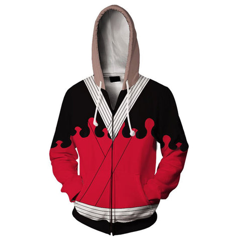 Demon Slayer Douma Cosplay Hoodie 3D Printed Hooded Sweatshirt Men Women Casual Streetwear Pullover