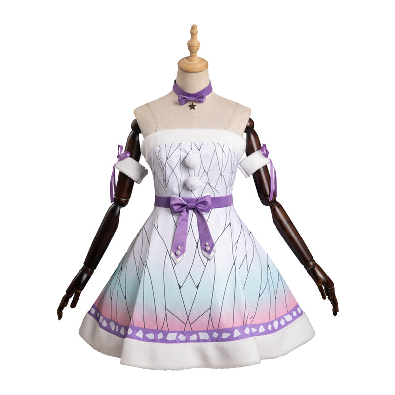 Demon Slayer Kochou Shinobu Codplay Costume Christmas Dress Outfits Halloween Carnival Suit