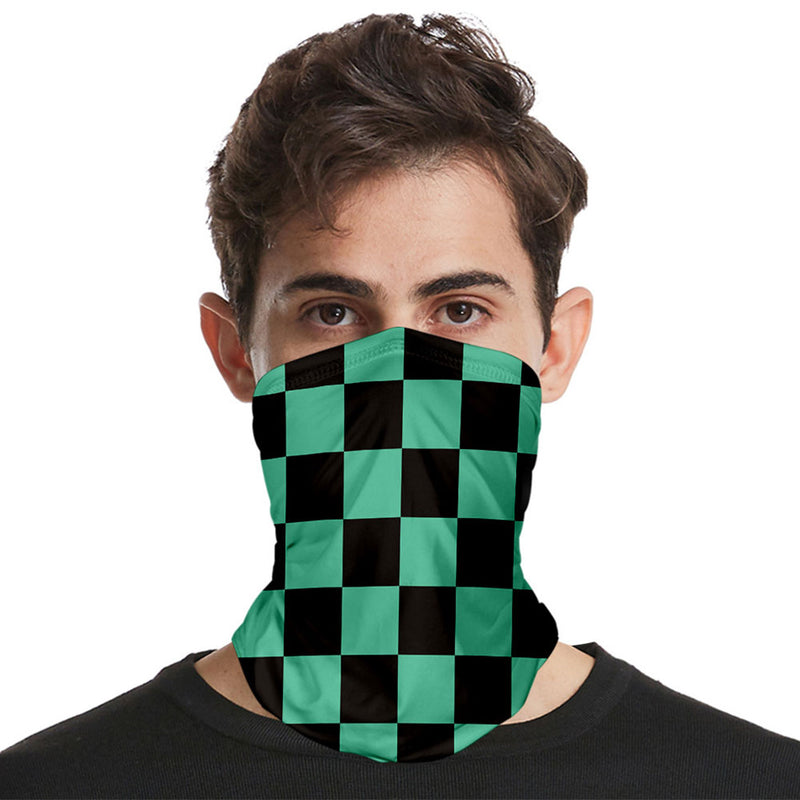 Demon Slayer Tomioka Giyuu Cycling Balaclava Neck Tube Scarf  Face Mask Bandana