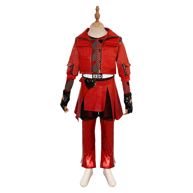 Descendants cosplay Cosplay Costume Outfits Halloween Carnival Suit Descendants: The Rise of Red Red