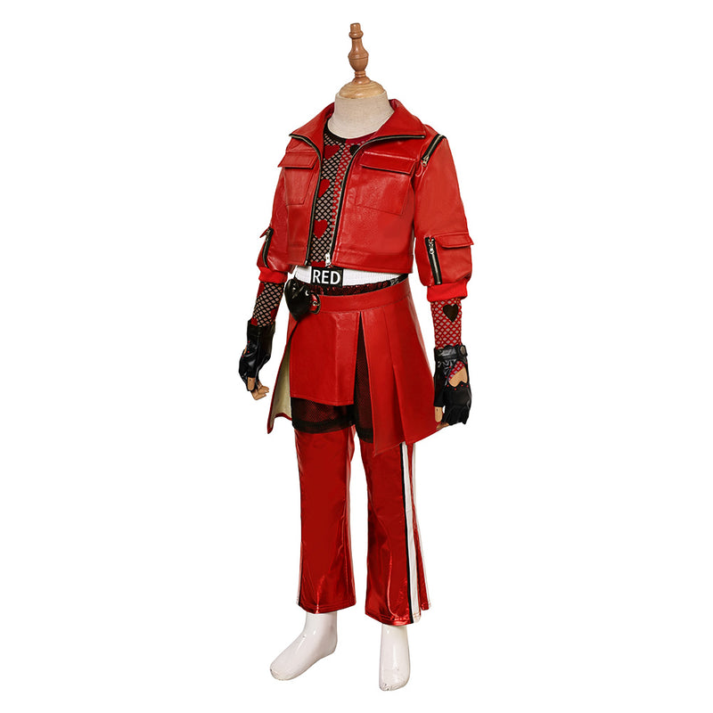 Descendants cosplay Cosplay Costume Outfits Halloween Carnival Suit Descendants: The Rise of Red Red