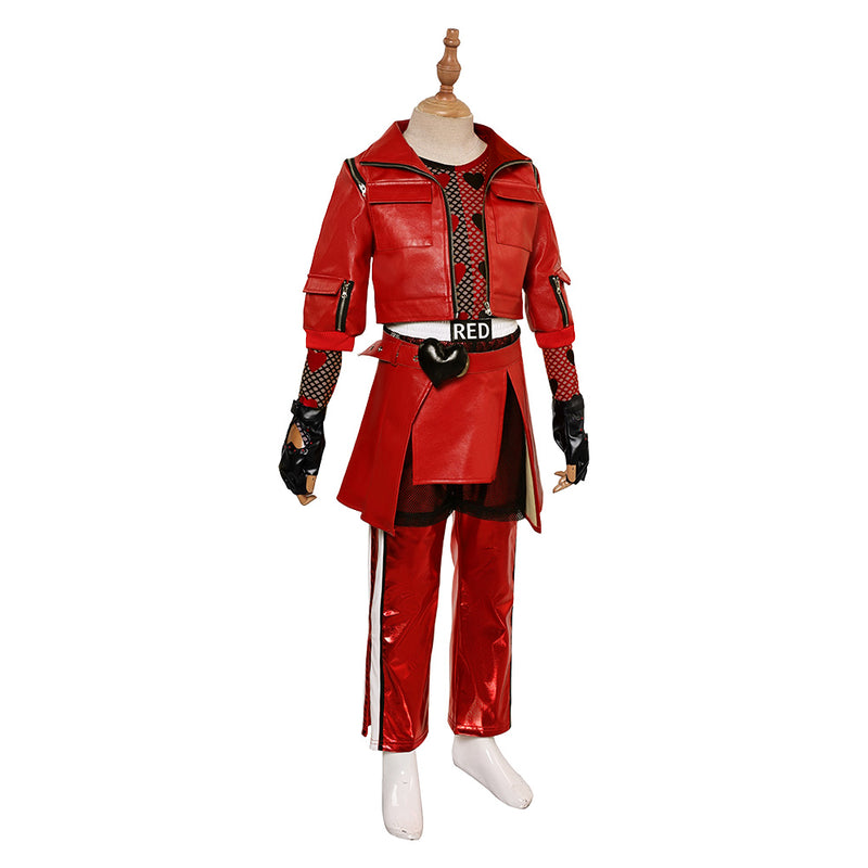 Descendants cosplay Cosplay Costume Outfits Halloween Carnival Suit Descendants: The Rise of Red Red