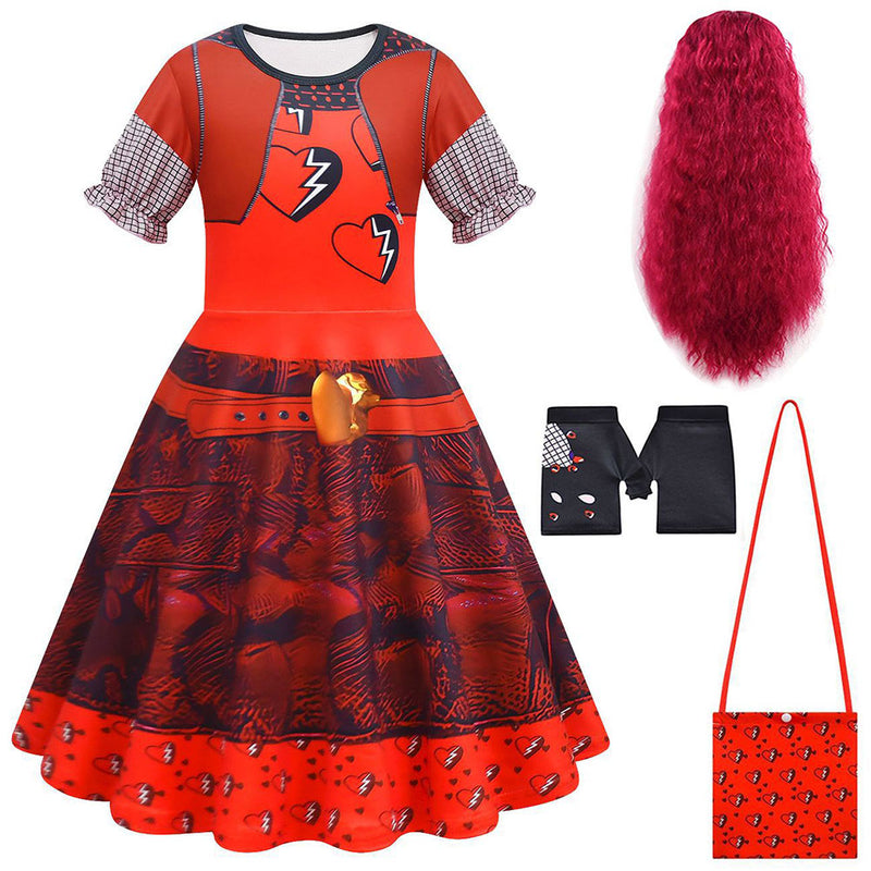 Descendants: The Rise of Red- Red Cosplay Costume Outfits Halloween Carnival Suit