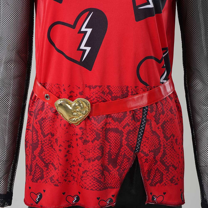 Descendants: The Rise of Red -Red Cosplay Costume Outfits Halloween Carnival Suit