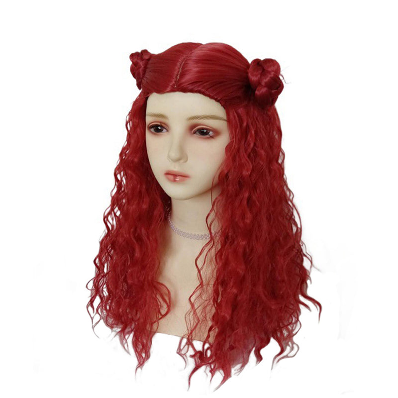 Descendants: The Rise of Red Red Cosplay Wig Halloween Carnival prop