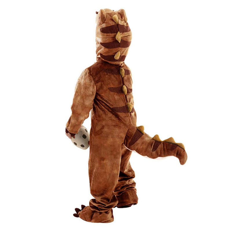 [Full In Stock] Dinosaur Kids Tyrannosaurus Rex Halloween Cute Plush Jumpsuit Cosplay Costume BoysKidsCostume