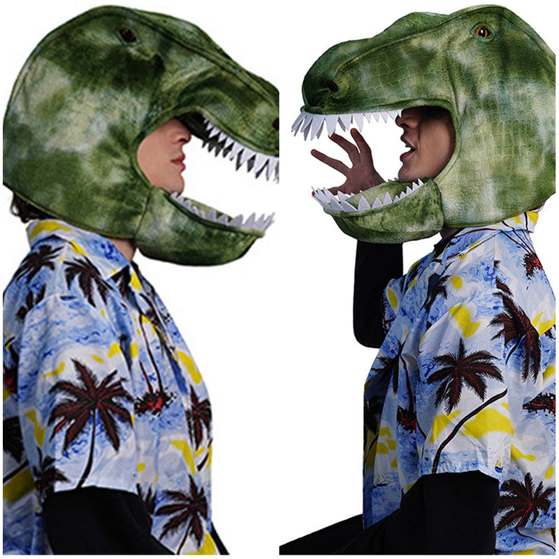 Dinosaur Mask Cosplay Latex Masks Helmet Masquerade Halloween Party Costume Props