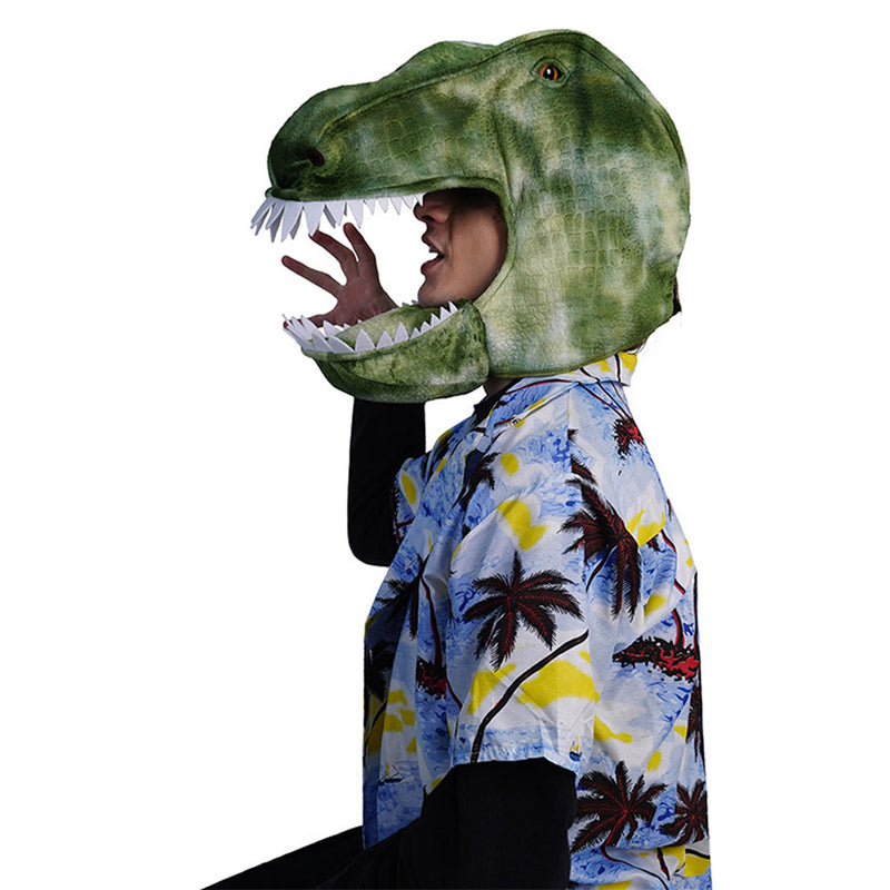 Dinosaur Mask Cosplay Latex Masks Helmet Masquerade Halloween Party Costume Props