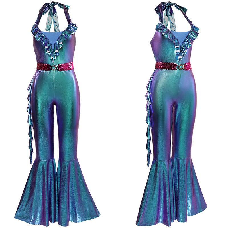 disco 70s women Cosplay Costume Outfits Halloween Carnival Suit