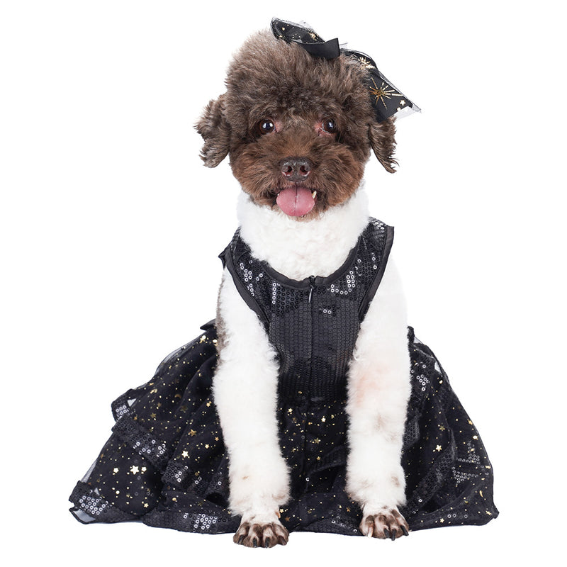 Dog Dress Pet Dogs Tutu Dress  Halloween Carnival Party Suit sequined sleeveless