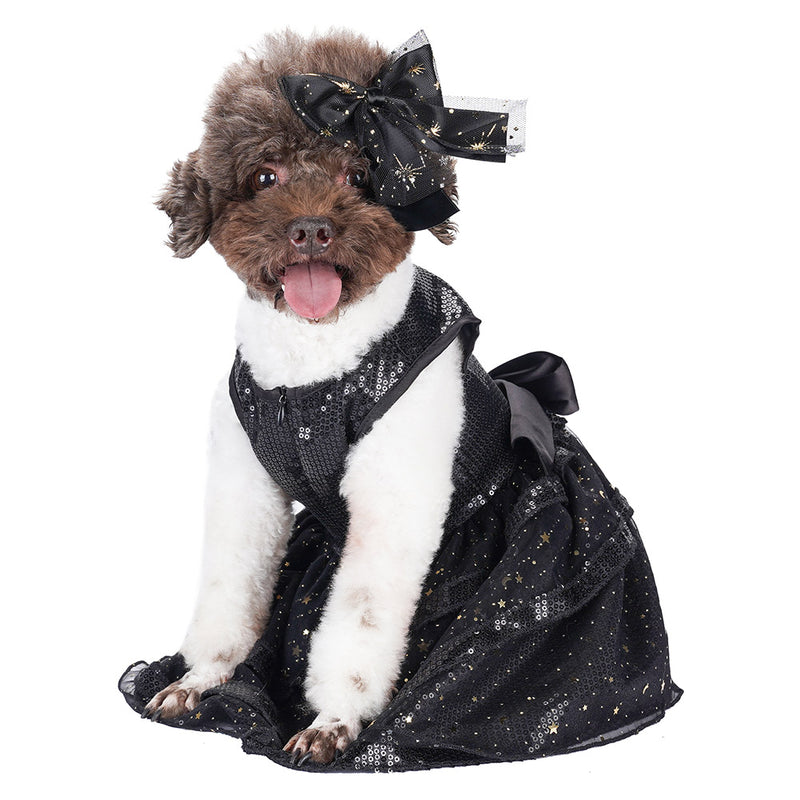 Dog Dress Pet Dogs Tutu Dress  Halloween Carnival Party Suit sequined sleeveless